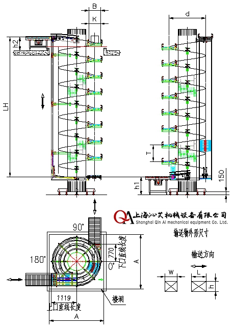 螺旋鏈板輸送設(shè)備示意圖紙 螺旋鏈板輸送設(shè)備示意圖紙